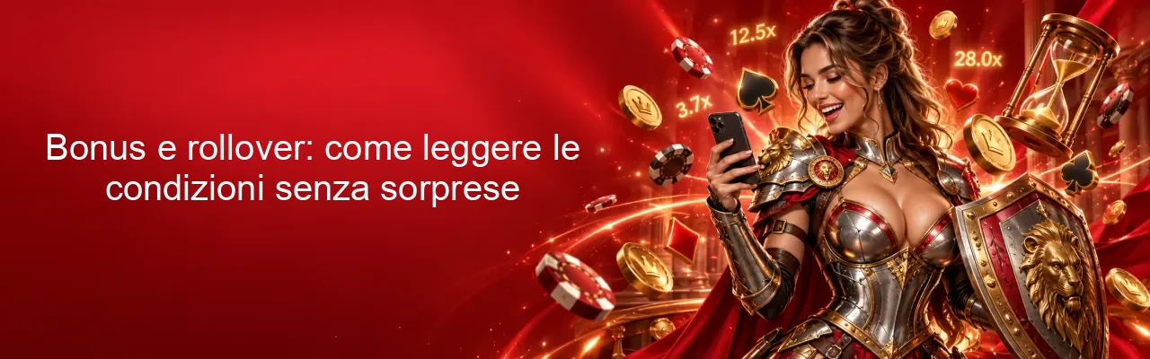 Bonus e rollover: come leggere le condizioni senza sorprese Bonus e rollover: come leggere le condizioni senza sorprese