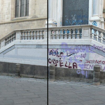 Nuovo successo targato Meridonare Liberiamo Santa Chiara dai graffiti